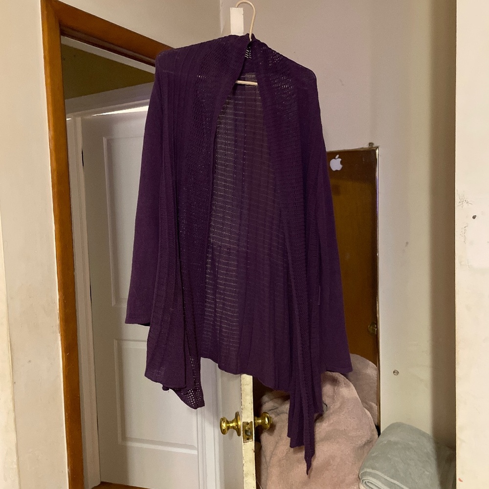 Long thin sweater